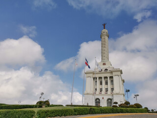Dominican Republic, Santiago de los Caballeros, el Monumento, dominican history - obrazy, fototapety, plakaty