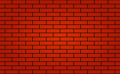 Fototapeta na wymiar red brick wall background