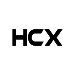 HCX letter logo design with white background in illustrator, vector logo modern alphabet font overlap style. calligraphy designs for logo, Poster, Invitation, etc.