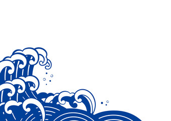 波のイラスト