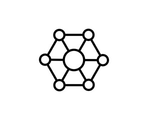 Network line icon