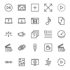 Sign icon set.