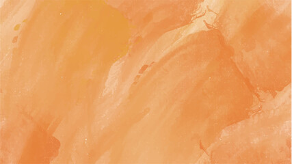 Orange watercolor background for textures backgrounds and web banners design