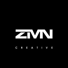 ZMN Letter Initial Logo Design Template Vector Illustration