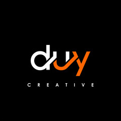 Obraz premium DUY Letter Initial Logo Design Template Vector Illustration