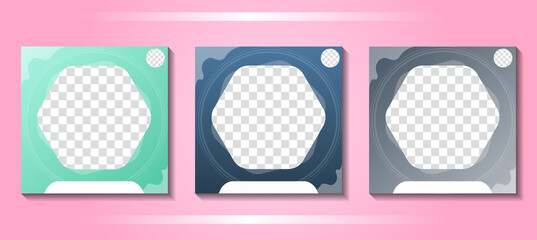 background abstrack for instagram with ribbon line shape vektor