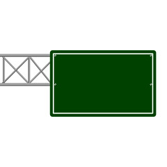 road sign isolated on a background. green traffic sign