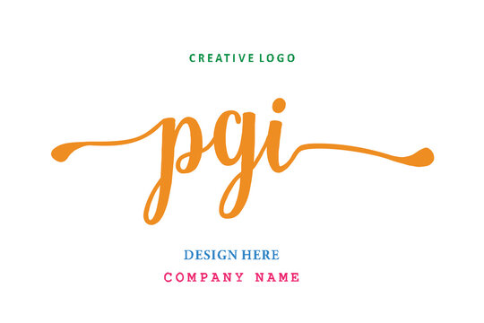 PGI lettering logo is simple, easy to understand and authoritative