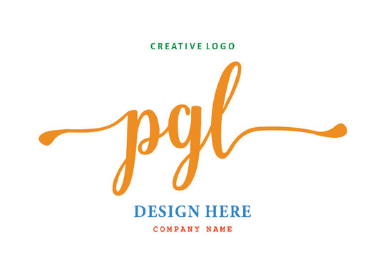 PGL lettering logo is simple, easy to understand and authoritative