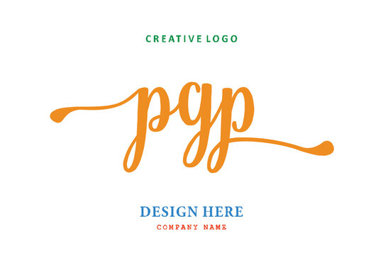 PGP lettering logo is simple, easy to understand and authoritative