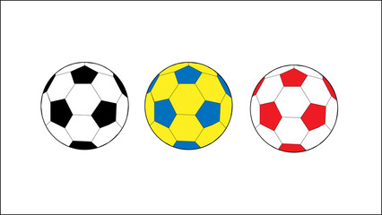soccer ball with flags