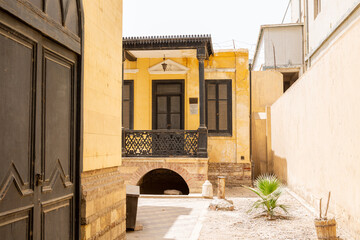 Building in backyard of  Ben-Ezra synagogue in old city (medina) of Cairo