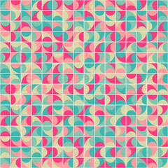 Abstract Geometric Pattern generative computational art illustration