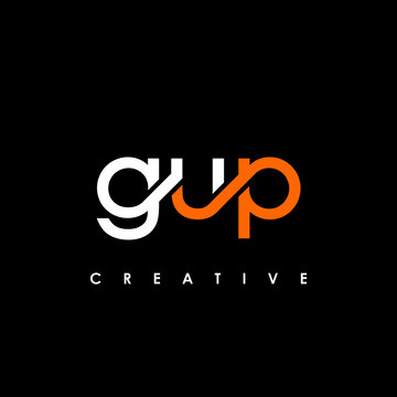 GUP Letter Initial Logo Design Template Vector Illustration