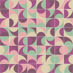 Abstract Geometric Pattern generative computational art illustration