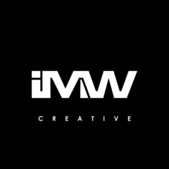 Obraz premium IMW Letter Initial Logo Design Template Vector Illustration
