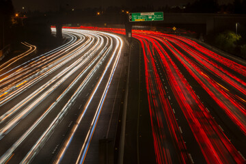 Night freeway