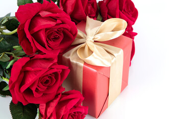 Valentine's day gifts and roses