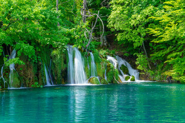 Fototapeta na wymiar Upper Lakes - Plitvice Lakes National Park Croatia 