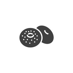 Bagel bread vector icon