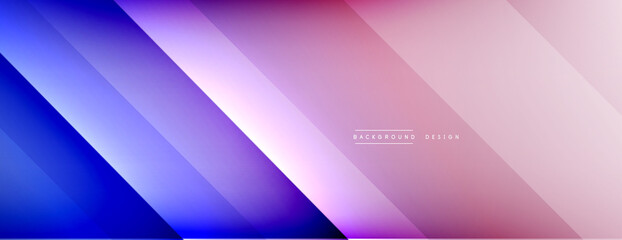 Dynamic lines abstract background. 3D shadow effects and fluid gradients. Modern overlapping forms