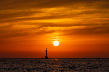 糸島半島福の浦の夕日