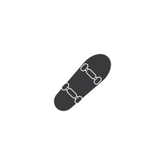 Skateboard icon vector
