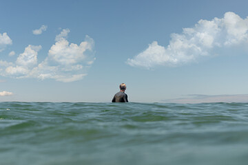 Surfer in the water