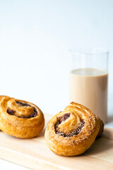 milk and bagels