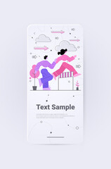 businesspeople jumping over barriers business people running to finish line competition challenge