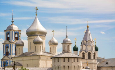 Gold ring of Russia. Ancient Nikitsky monastery in Pereslavl Zalessky