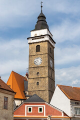 Fototapeta na wymiar Olad town Slavonice in Czech Republic
