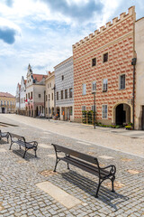 Naklejka premium Olad town Slavonice in Czech Republic