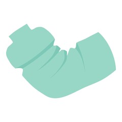 Garbage plastic bottle icon, cartoon style