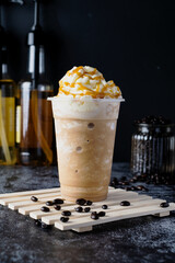 caramel coffee beverage