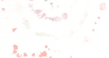  White Tie Dye Wash. Die Print Light Pattern.