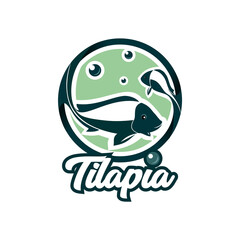 Tilapia fish logo design inspiration