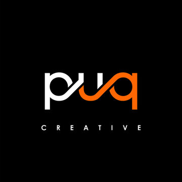 PUQ Letter Initial Logo Design Template Vector Illustration