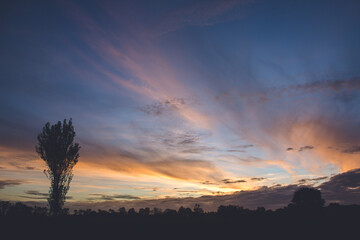 The Sunset Glow in Karamea, West Coast, New Zealand