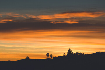 Fototapeta na wymiar The Morning Glow in Dovedale, New Zealand