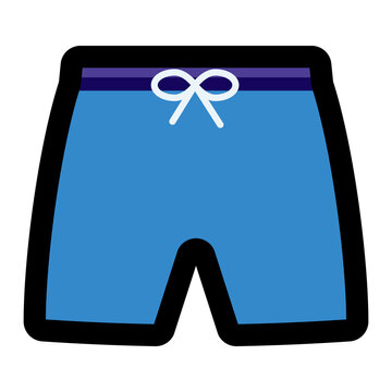 blue shorts with white drawstring clip art preview