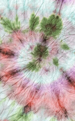 Rainbow Textile Psychedelic Kaleidoscope.  Tye