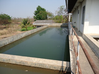 
sedimentation tank in  Conventional Water Treatment Plant
