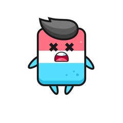 the dead eraser mascot character