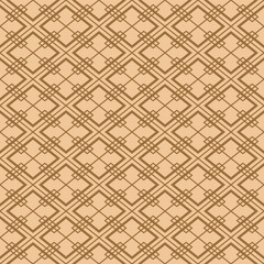 Japanese Overlap Diamond Line Vector Seamless Pattern