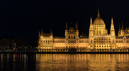 Fototapeta na wymiar Budapest by night, Hungary
