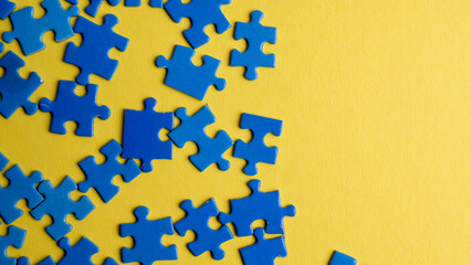 blue puzzles, textures and background