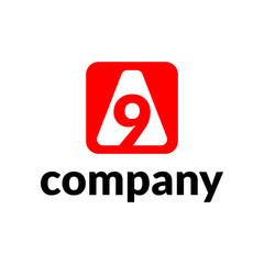 Illustration Logo Vector graphic of Initial A and Number 9. Perfect for your company.