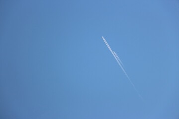 two planes in the sky