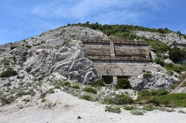 Erchie - Cava abbandonata dell'ex Italsider sulla Costiera Amalfitana